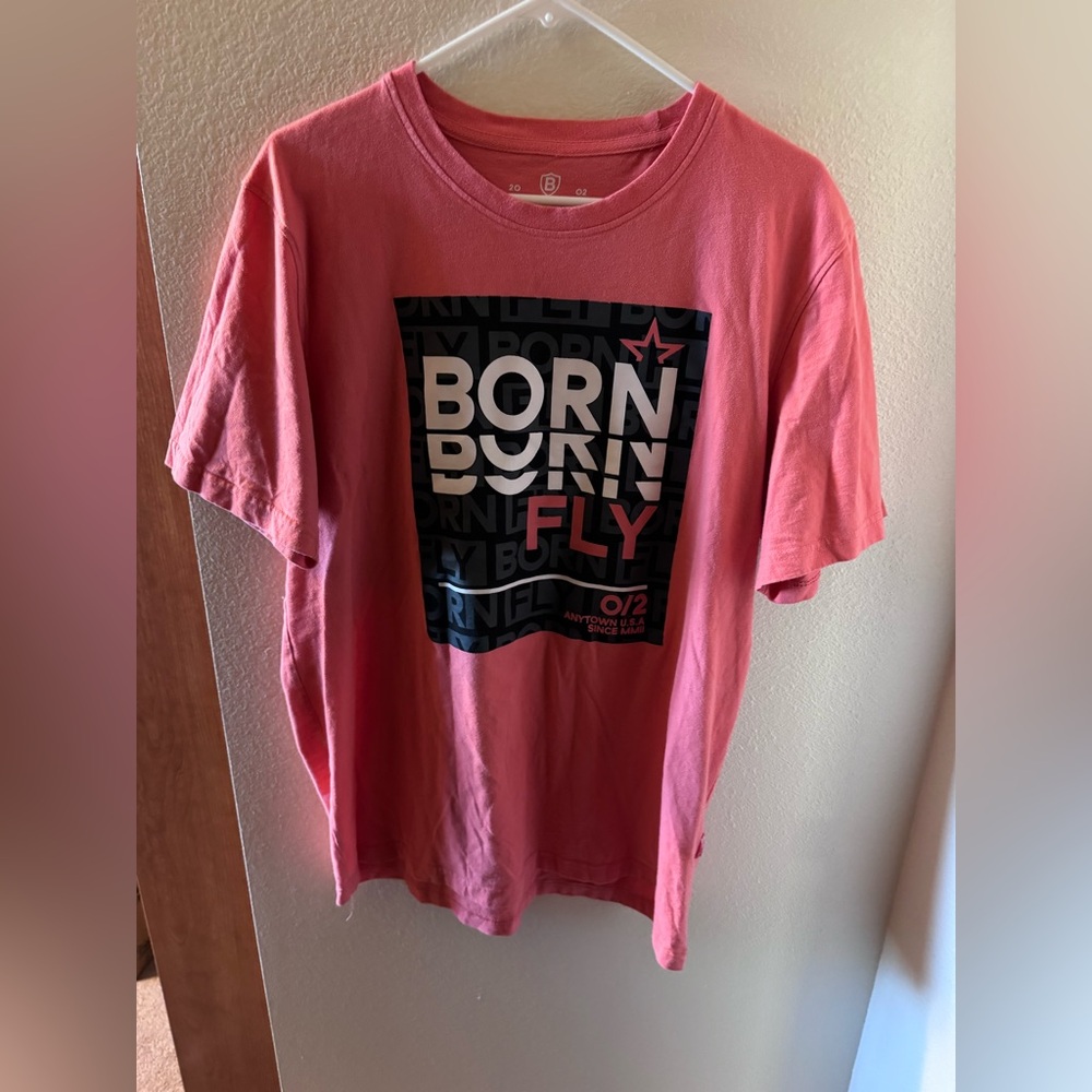 Born Fly  Graphic T-Shirt - Red